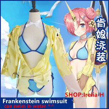 Disfraz de Frankenstein FA/FGO, traje de baño, bikini + blusa + bragas, Verano 2024 - compra barato