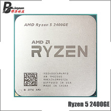 Четырехъядерный процессор AMD Ryzen 5 2400GE R5 2400GE 3,2 ГГц с восьмиядерным процессором 35 Вт YD2400C6M4MFB с разъемом AM4 2024 - купить недорого