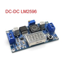 Regulador de corriente continua LM2596, DC-DC, 4,0 ~ 40V a 1,25-37V, con voltímetro LED, DC-DC, 2A, cortocircuito 2024 - compra barato