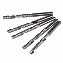 5pcs High Quality cnc bits single flute Spiral Router Carbide End Mill Cutter Tools 4mm x 32mm 2024 - buy cheap