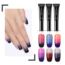 Nicole diário 8ml 3 camadas térmica gel polonês temperatura mudança de cor embeber fora uv gel polonês verniz da arte do prego 2024 - compre barato