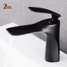 ZGRK Basin Mixer Tap Hot Type Basin Faucet Black Chrome Golden Finish Single Handle Bathroom Faucets Mounted Sink Taps 2024 - buy cheap