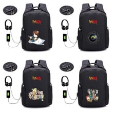 anime GeGeGe no Kitaro backpack USB charging  Anti-theft backpack student School book bag Teenagers Laptop backpack14 style 2024 - buy cheap