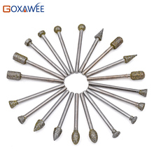 20 pcs Mini Brocas Brocas de Diamante Rebolo Abrasivo Shank Madeira Dura Pedra Gravura para Dremel Acessórios para Ferramentas Eléctricas 2024 - compre barato