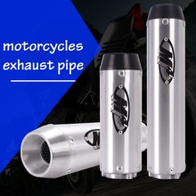 Motorcycle Accessories M4 Logo Exhaust Pipe Straight Cylinder For Honda CB400 VTEC CBR250 CBR400 CBR600 F4I XJR400 VFR400 74A F5 2024 - buy cheap