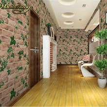 beibehang brick wallpaper PVC papel de parede 3D wallpaper roll leaf wall paper rolls waterproof for background wall living room 2024 - buy cheap