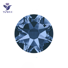 YANRUO-diamantes de imitación SS20 Montana, # 2088HF, 1440 uds., 8 grandes, 8 pequeños, fijación en caliente 2024 - compra barato
