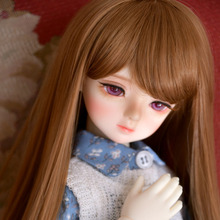 Полный комплект Кукла 1/4 Bjd, модная Кукла Alicia Reborn из силиконовой смолы с глазами для маленькой девочки, подарок на день рождения 2024 - купить недорого