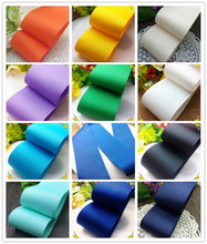Free shipping 2'' width (50mm) solid color QUALITY Polyester Grosgrain Ribbon DIY hairbows clothing accessory gift package 2024 - buy cheap