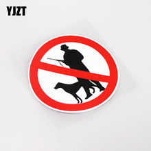 Yjzt 13cm * 13cm adesivo reflexivo moda proibir marca de advertência de caça adesivo de carro decalque pvc 13-0967 2024 - compre barato