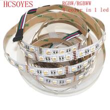 5M DC12V RGBW /RGBWW 4 color in 1 led chip LED Strip, SMD 5050 flexible light RGB+White /warm white,60Leds/m IP30/65 Waterproof 2024 - buy cheap