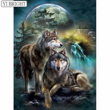 Full Square/Round drill Diamond painting 5D DIY Diamond embroidery Cross stitch Wolves mosaic Rhinestone 2024 - buy cheap