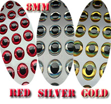 Isca de pesca 3d red400pçs + silver400pçs + gold400pçs = 1200 tamanhos pçs/lote: 8mm, 2015novo 2024 - compre barato