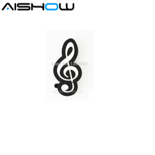 Free shipping Musical Notes Cartoon USB Flash Drive Disk 2GB 4GB 8GB 16GB 32GB 64GB   Pendrive 2024 - buy cheap