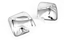 Стайлинг автомобиля, хромированная боковая крышка зеркала квадратной формы для Toyota Hiace 2005-2012 2024 - купить недорого