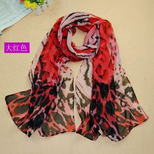 2014 new design women fashion design leopard scarf plain chiffon silk muslim hijab scarves/shawls 10pcs/lot 2024 - buy cheap