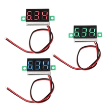 Mini Digital Voltmeter 0.36" 2-wires DC 2.5-32V LED Volt Meter Voltage Gauge DC Voltmeter 2024 - buy cheap