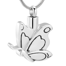 Butterfly Cremation Pendant Full Of flower Cremation Jewelry Keepsake Perfume Diffsuer Memorial Urn Necklace Surprise Gift 2024 - buy cheap