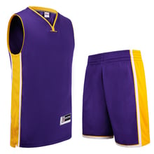 Conjunto de camiseta de baloncesto para hombre, uniformes de competición, camisetas de baloncesto personalizadas de secado rápido, 305AB-1 2024 - compra barato
