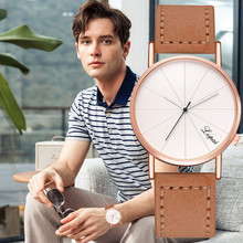 Luxury man's quartz belt watches Fashion Men's Leather Belt Analog Sport Quartz Wrist Watch 2024 - buy cheap