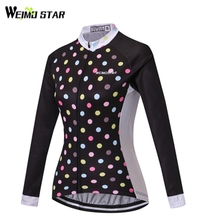 Weimostar Ropa Ciclismo Women Cycling Jerseys Top Bicycle Bike Jersey Mtb Team Long Sleeves mtb Bicycle Cycling Clothing shirts 2024 - buy cheap