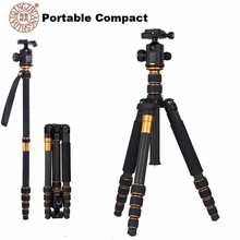 QZSD Q666C Professional Photography Carbon Fiber Tripod to Monopod with Ball Head Traveling Camera Stand For DSLR Canon Nikon 2024 - buy cheap