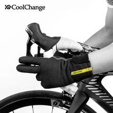 CoolChange Bicycle Gloves Winter Thermal Windproof MTB Bike Gloves Touch Screen Fleece Long Finger Cycling Gloves For Men Women 2024 - buy cheap