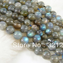 Natural 6mm charming faceted round black labradorite stone loose Beads beautiful women jewelry making 15''  GE1200 2024 - buy cheap