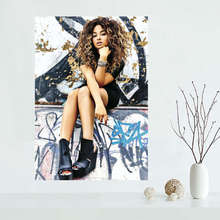 Poster personalizado de lona de ella eyre, decoração para casa, arte de parede, tecido de seda de alta qualidade, pôster de parede 2024 - compre barato