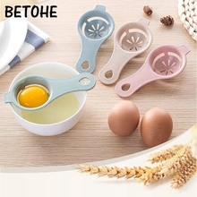 BETOHE 1PC 13*6cm Plastic Egg Separator White Yolk Sifting Home Kitchen Chef Dining Cooking Gadget New 2024 - buy cheap