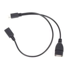 1PCS Hot Micro USB Male To USB Female Host OTG Cable - Micro USB Adapter Y Splitter #69722 2024 - buy cheap
