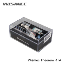 Оригинал Wismec теорема RTA атомайзер с регулируемым воздушным потоком управления Топ-наполняющий атомайзер Notch катушка Wismec E-cig атомайзер теорема 2024 - купить недорого