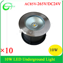 Promotion!cob led recessed underground lamp 10w paving lighting led cob underground light 10W with CE 2024 - buy cheap