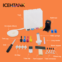 Icehtank-sistema de fornecimento contínuo de tinta diy para impressora hp, 350, 351 xl, photosmart c4483, c4485, c4500, c4580, c4583, c4585 2024 - compre barato