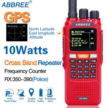 ABBREE AR-889G GPS SOS 10W Powerful Cross Band Repeater Walkie Talkie Dual Band 10km Long Range Hunting Ham CB Portable Radio 2024 - buy cheap