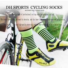 DH SPORTS Professional New Cycling socks funky thermal socks Knee- High  Sports Running windproof Compression Road bike Socks 2024 - buy cheap