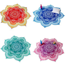Fashion Lotus Flower Design Indian Mandala Tapestry Wall Hanging Bedspread Blanket Boho Hippie Yoga Mat Beach Throw Towel 2024 - buy cheap