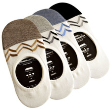 Calcetines tobilleros de algodón para hombre, calcetín transpirable, diseño ondulado, para verano y otoño, 6 par/lote 2024 - compra barato