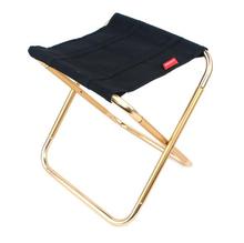 Outdoor folding chair 7075 aluminum alloy fishing chair barbecue stool folding portable stool camping stool 2024 - buy cheap