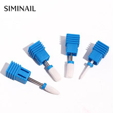 SIMINAIL Ceramic Nail Drill Bit Nail Art for Electric Manicure Pedicure 3/32 Nail Drill Bits Set Medium Ceramic Nail Cutter 2024 - buy cheap