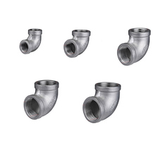 1/8" 1/4" 3/8" 1/2" 3/4" 1" Female Thread 304 Stainless Steel 90 Degrees Elbow Pipe Fittings Coupling Connector 2024 - buy cheap