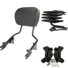 Motorcycle Backrest Sissy Bar Luggage Rack With Docking Kit For Harley Touring Road King Street Glide Electra Glide 2009-2013 2024 - buy cheap
