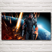 Mass Effect 2 3 4 Shooting Action Game Posters and Prints Bedroom Living Room Art Silk Painting Picture Modern Home Decoration 2024 - buy cheap