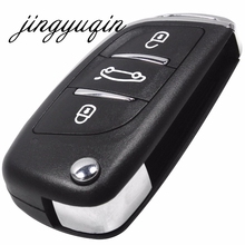 Jingyuqin-carcasa abatible KD para coche, carcasa de repuesto modificada a distancia de coche KD FOB para NISSAN TIIDA, lidona, GENISS, NV200, QASHQAI, Paladin D50/R50, SYLPHY 2024 - compra barato