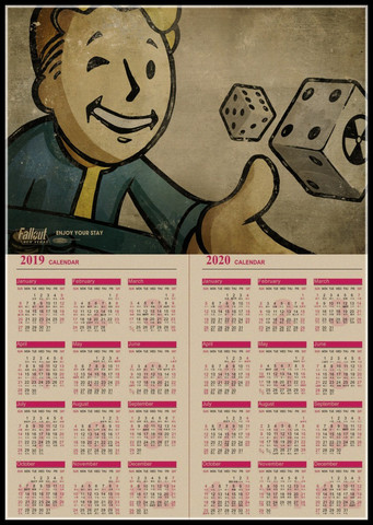 Brotherhood Of Steel Fallout 76 Fallout 3 4 Game Poster Kraft Paper 2019 2020 Calendar Poster Bar Cafe Home Decor Painting Buy Cheap In An Online Store With Delivery Price Comparison Specifications Photos And Customer Reviews