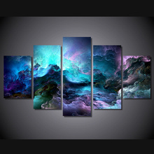 HD Printed abstract colors clouds Group Painting Canvas Print room decor print poster picture canvas Free shipping/ny-1606 2024 - buy cheap