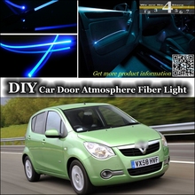 interior Ambient Light Tuning Atmosphere Fiber Optic Band Lights For Vauxhall Agila A B Inside Door Panel illumination Tuning 2024 - buy cheap