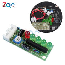 Kit diy eletrônico ka228., kit diy indicador de nível de áudio, conjunto de peças de 5mm, led verde vermelho indicando nível de 3.5-12v. 2024 - compre barato