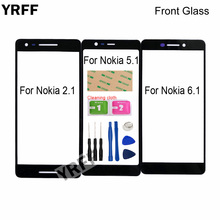 5.5'' (No Mobile Touch Screen) Outer Glass For Nokia 6.1 5.1 2.1 Front Glass Panel Replacement 2024 - buy cheap