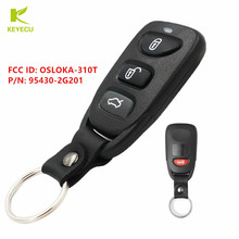 Reemplazo KEYECU mando a distancia mejorado para coche, mando a distancia Fob 3 + 1 botón para KIA Optima 2003-2012 FCC ID: OSLOKA-310T, P/N: 95430-2G201 2024 - compra barato